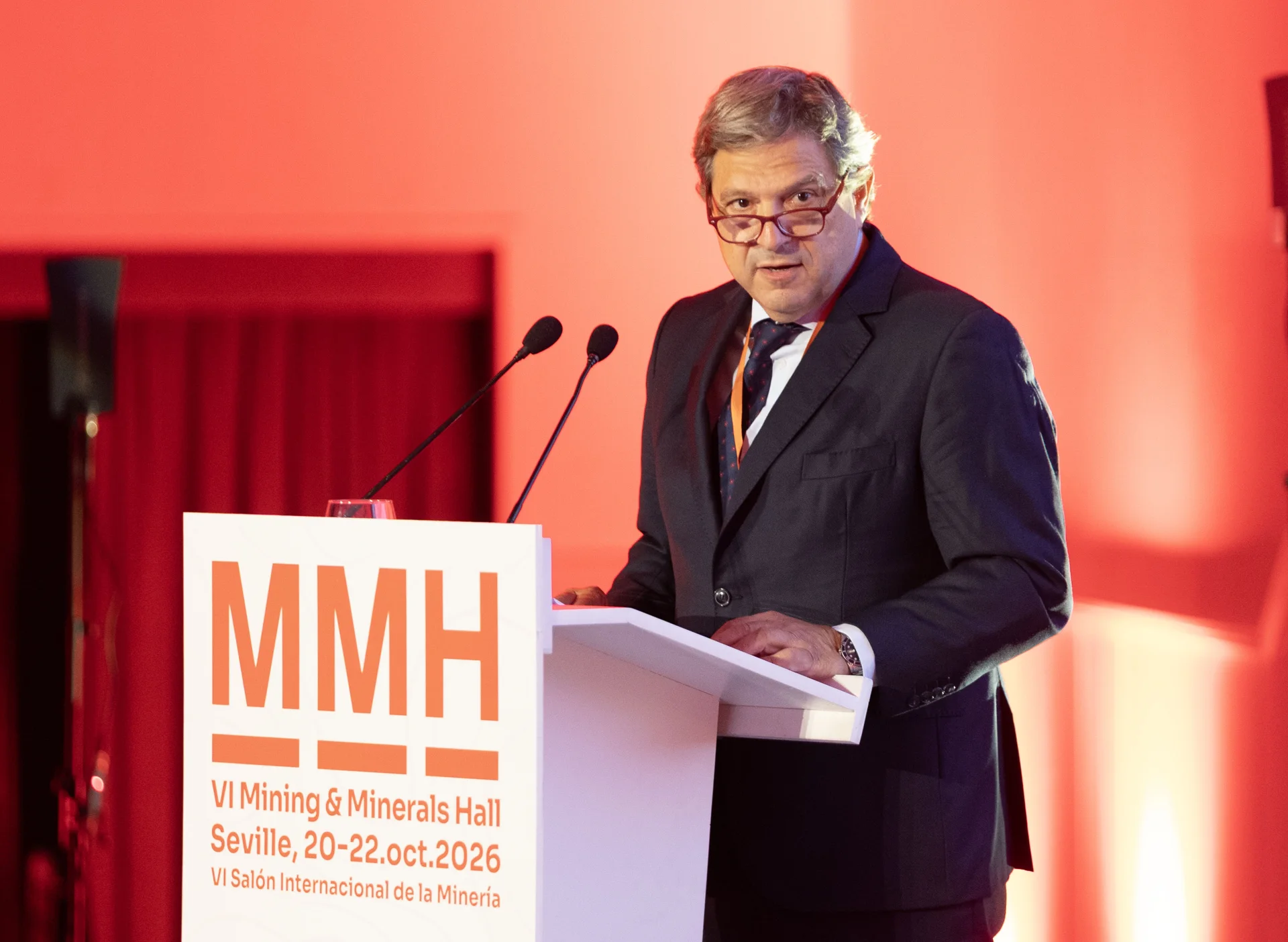 Fernando Araúz de Robles durante su intervención en la inauguración del MMH 2026
